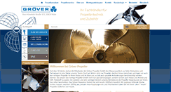 Desktop Screenshot of groever-propeller.de