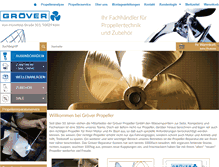 Tablet Screenshot of groever-propeller.de